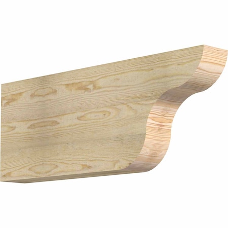 Ekena Millwork Carmel Rough Sawn Rafter Tail, Douglas Fir, 4"W x 12"H x 32"L RFT04X12X32CAR00RDF